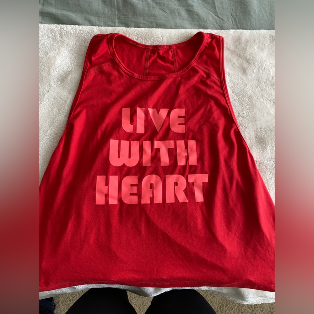 Fila Live With Heart Crop Tank